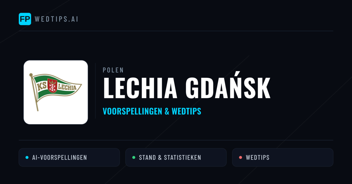 Lechia Gdańsk voorspellingen & statistieken