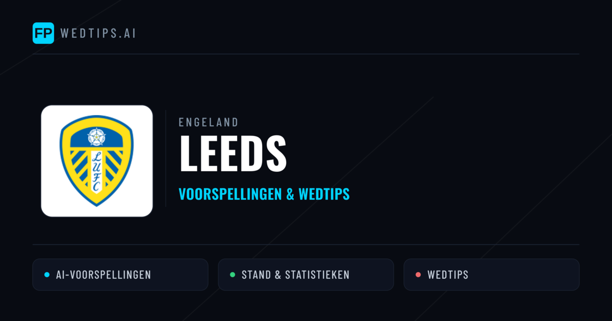 Leeds voorspellingen & statistieken