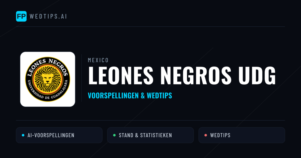 Leones Negros UDG voorspellingen & statistieken
