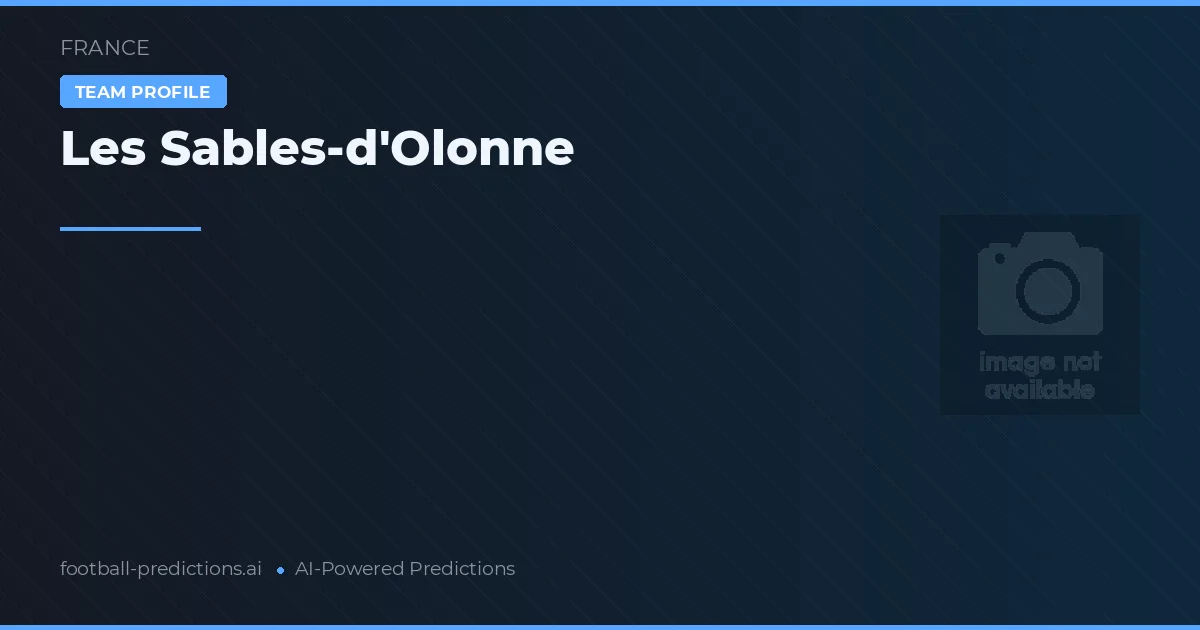 Les Sables-d'Olonne voorspellingen & statistieken