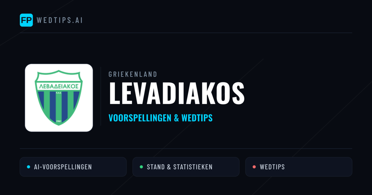 Levadiakos voorspellingen & statistieken