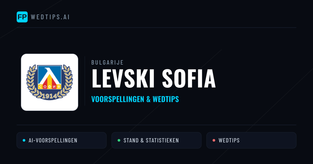 Levski Sofia voorspellingen & statistieken
