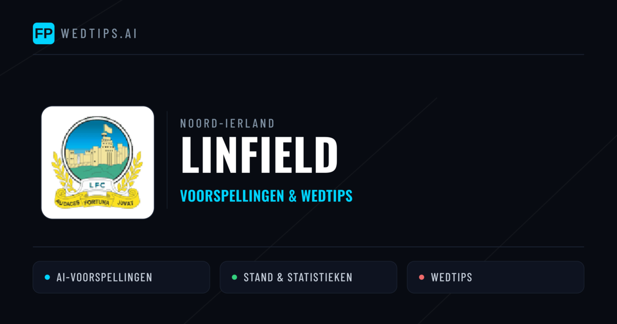 Linfield voorspellingen & statistieken