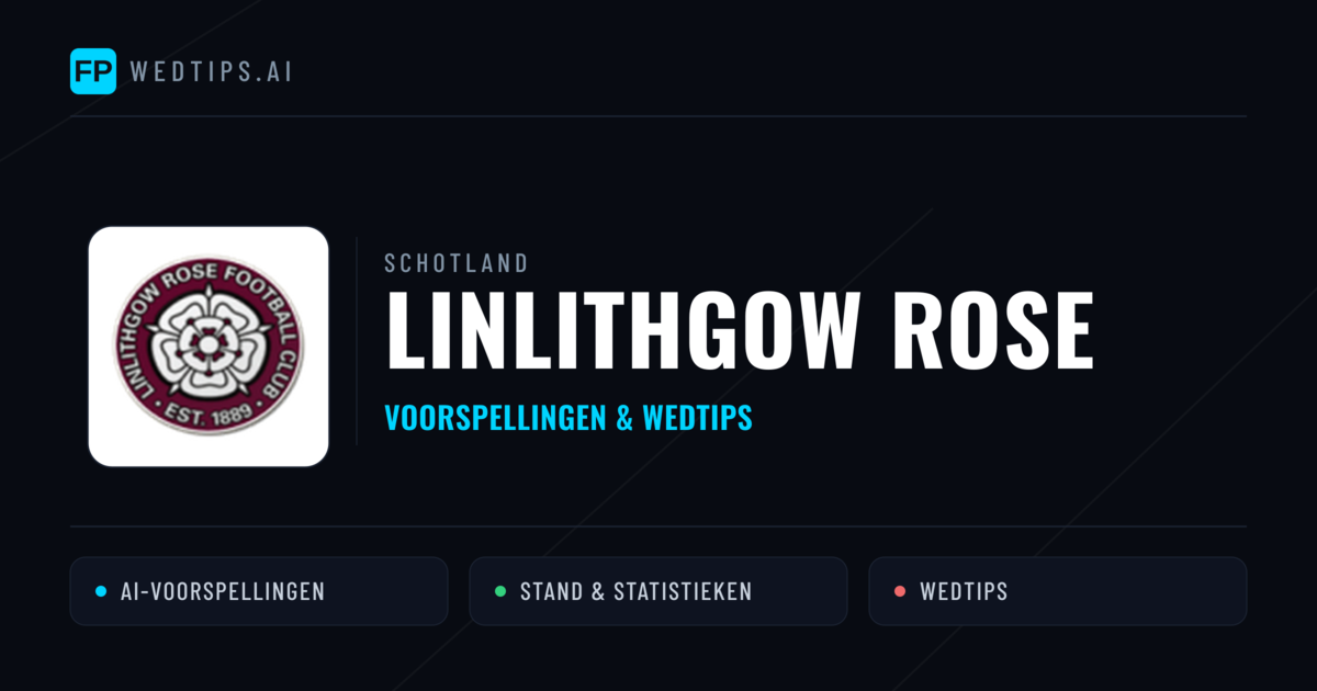 Linlithgow Rose voorspellingen & statistieken