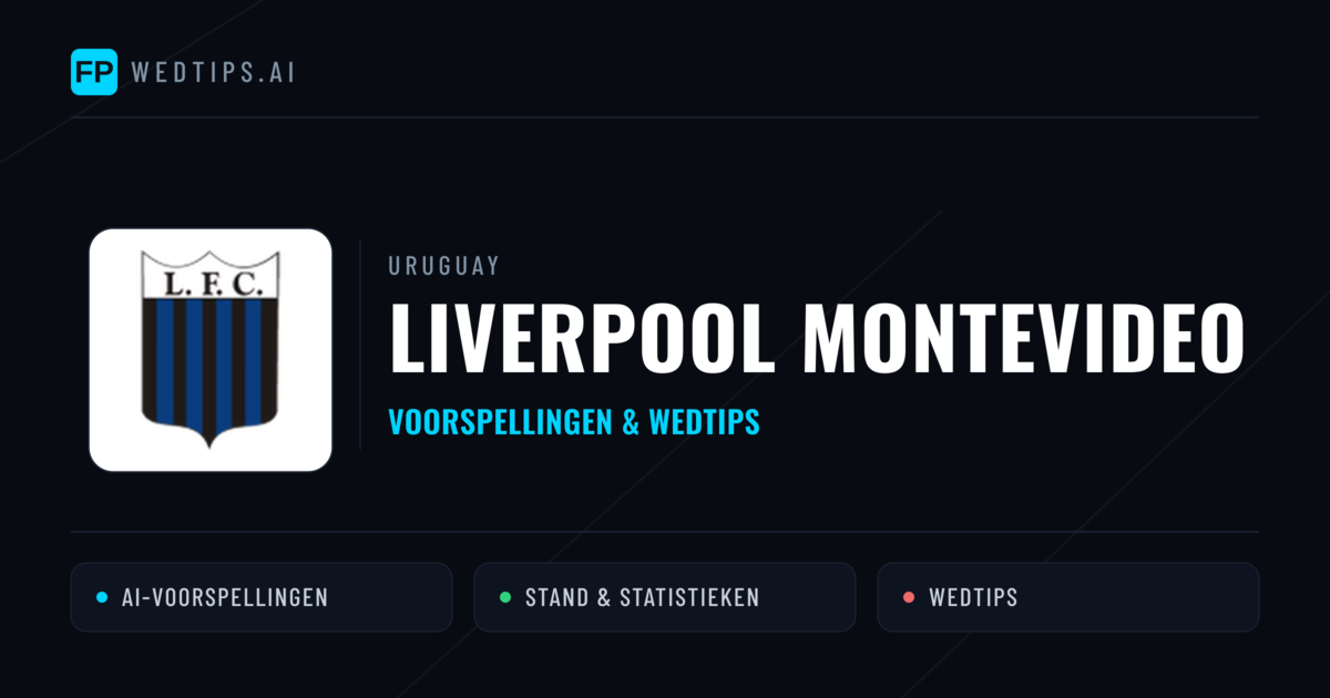 Liverpool Montevideo voorspellingen & statistieken