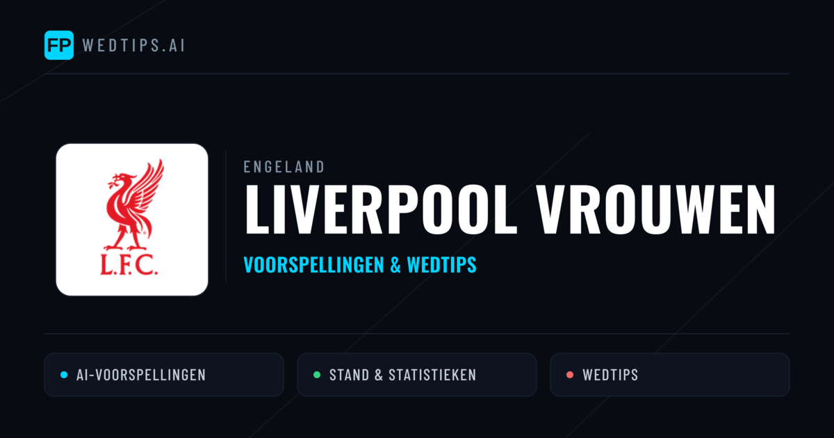 Liverpool Vrouwen voorspellingen & statistieken