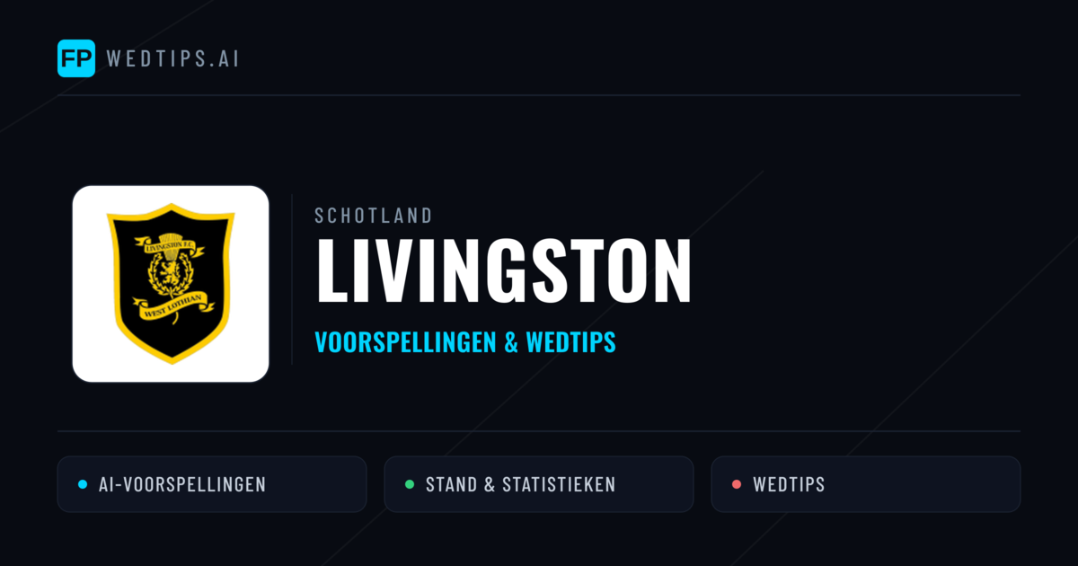 Livingston voorspellingen & statistieken