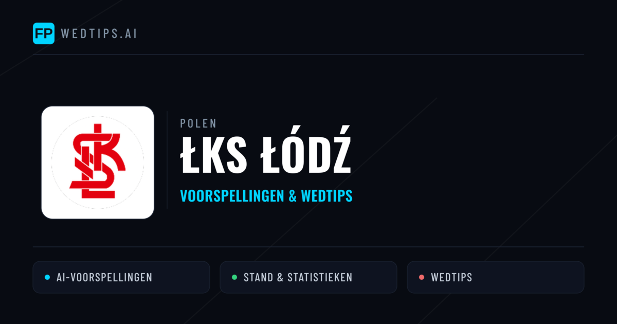 ŁKS Łódź voorspellingen & statistieken