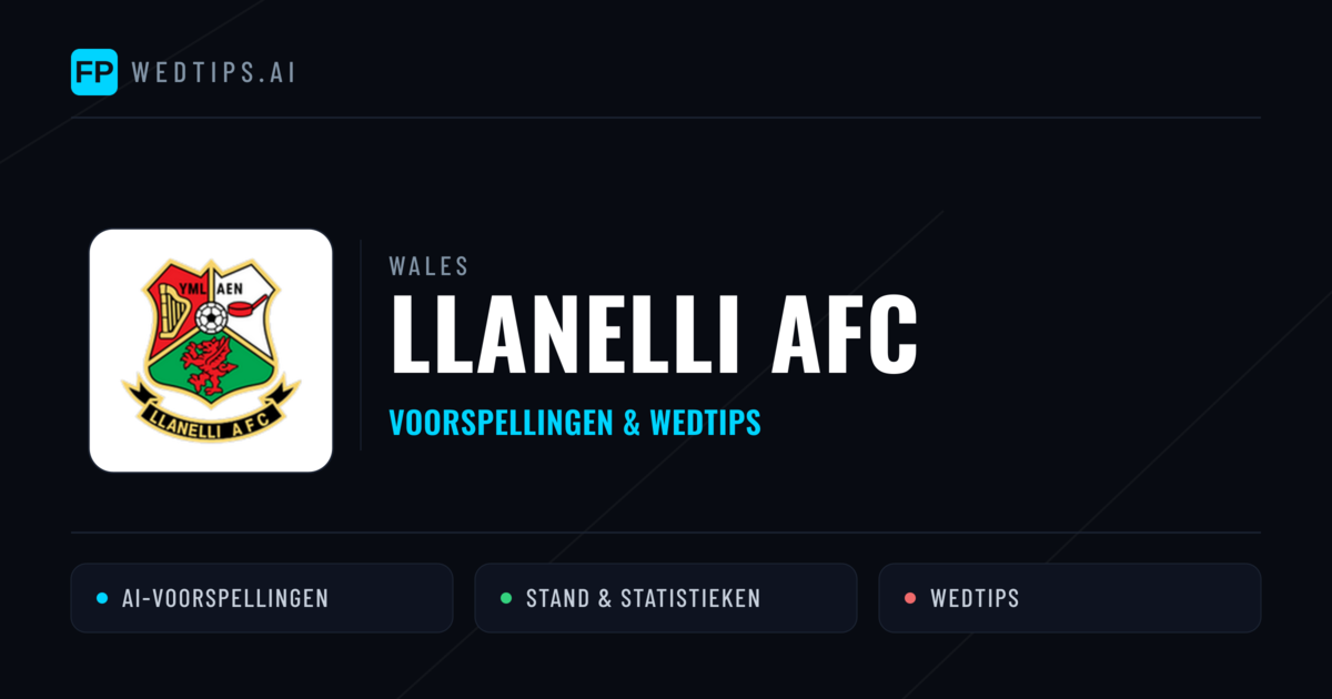 Llanelli AFC voorspellingen & statistieken