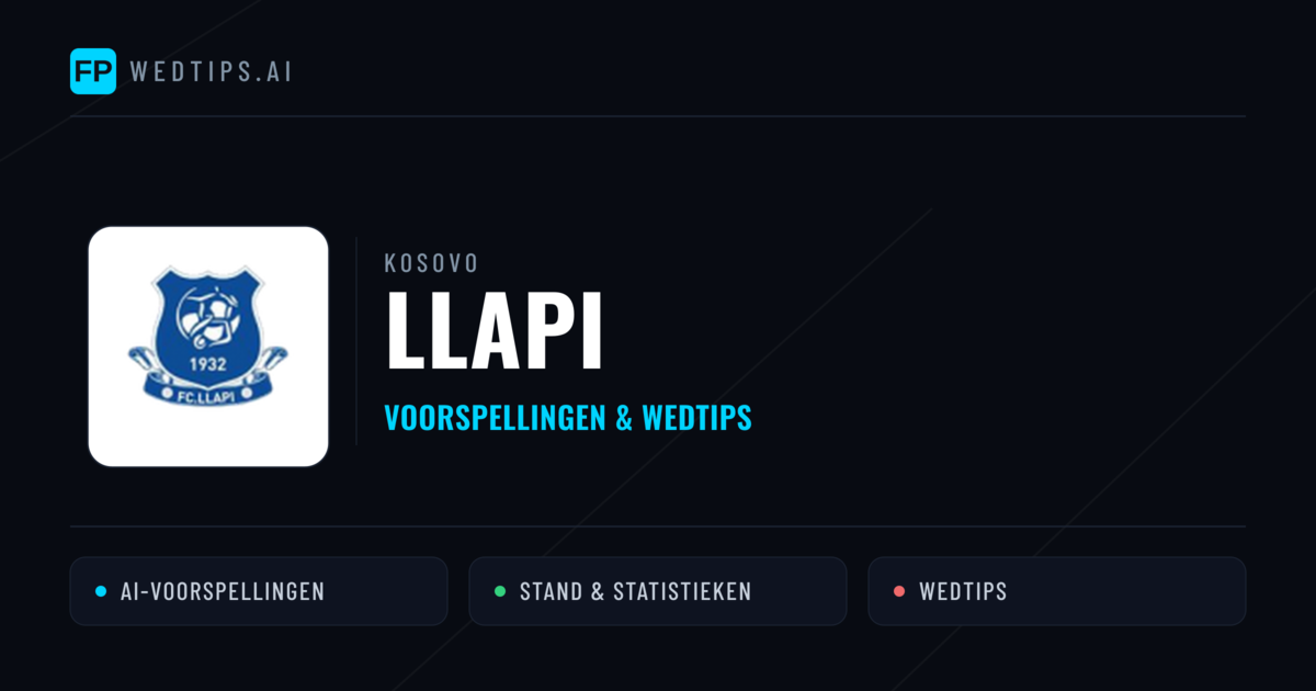 Llapi voorspellingen & statistieken