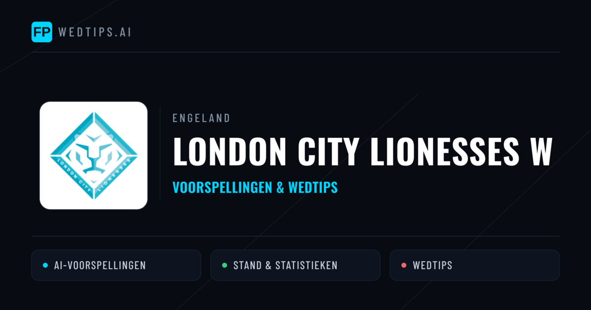 London City Lionesses W voorspellingen & statistieken
