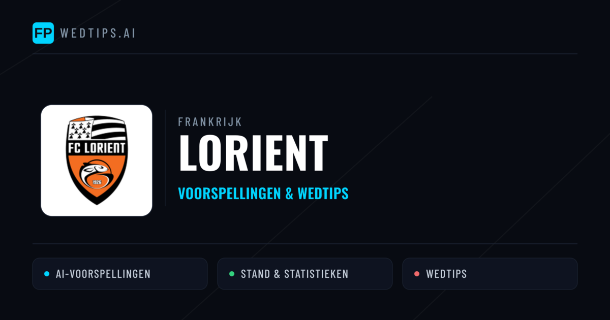 Lorient voorspellingen & statistieken