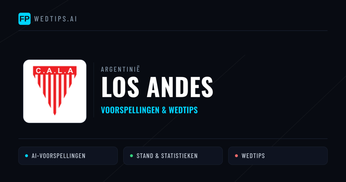 Los Andes voorspellingen & statistieken