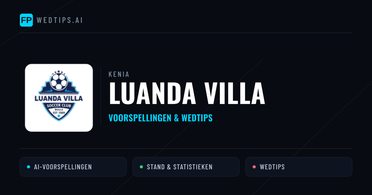 Luanda Villa voorspellingen & statistieken