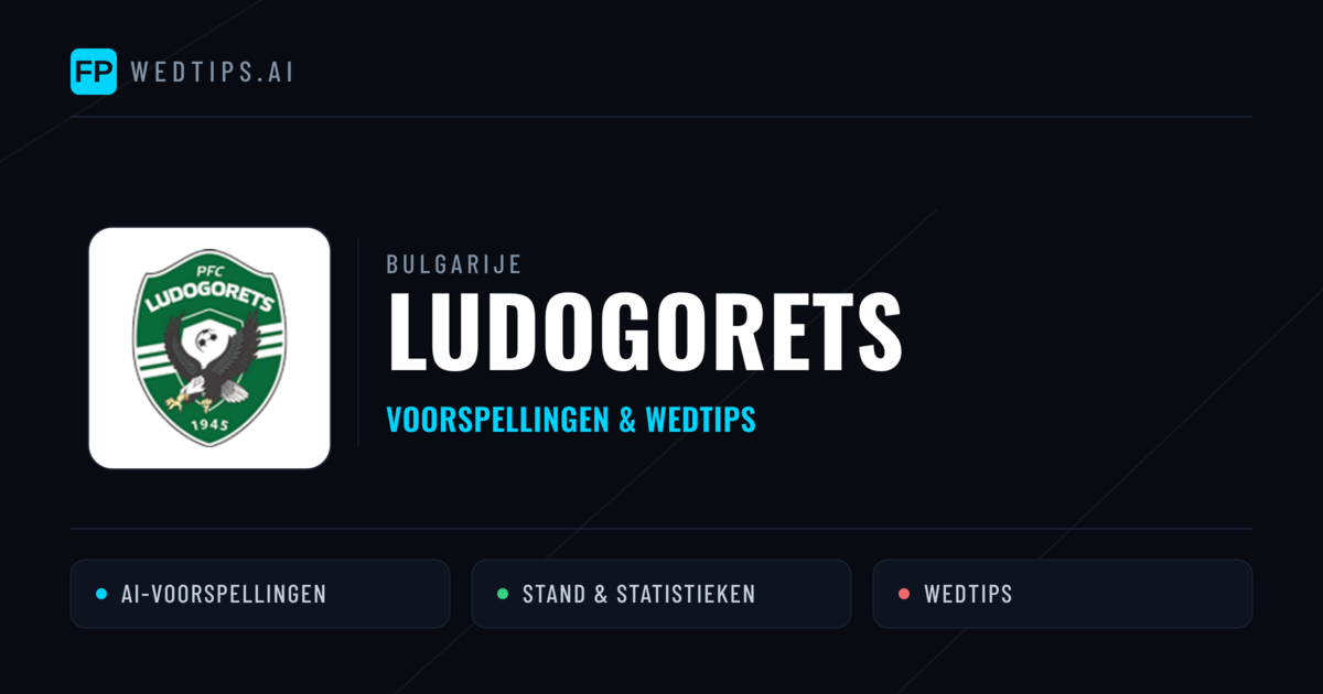 Ludogorets voorspellingen & statistieken
