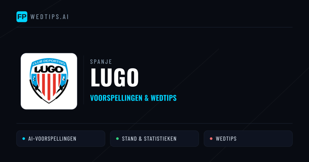 Lugo voorspellingen & statistieken