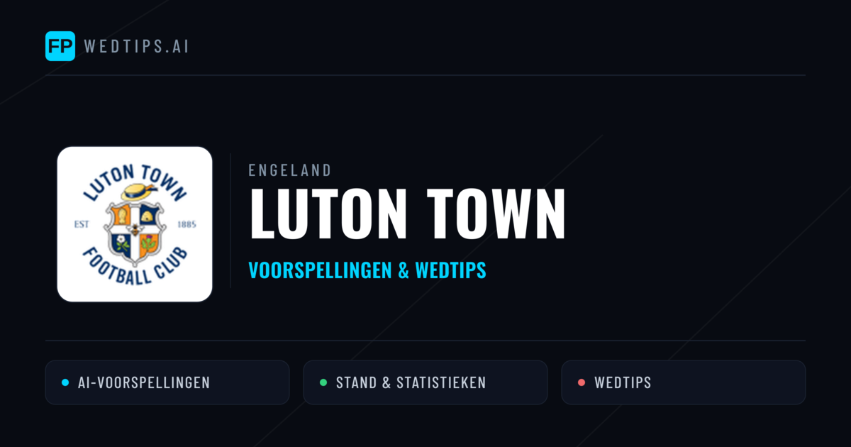 Luton Town voorspellingen & statistieken