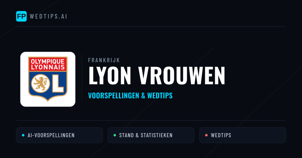 Lyon Vrouwen voorspellingen & statistieken