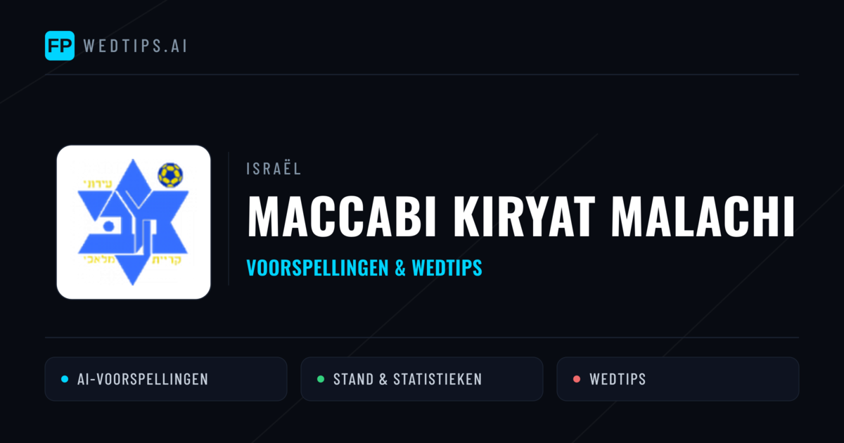 Maccabi Kiryat Malachi voorspellingen & statistieken
