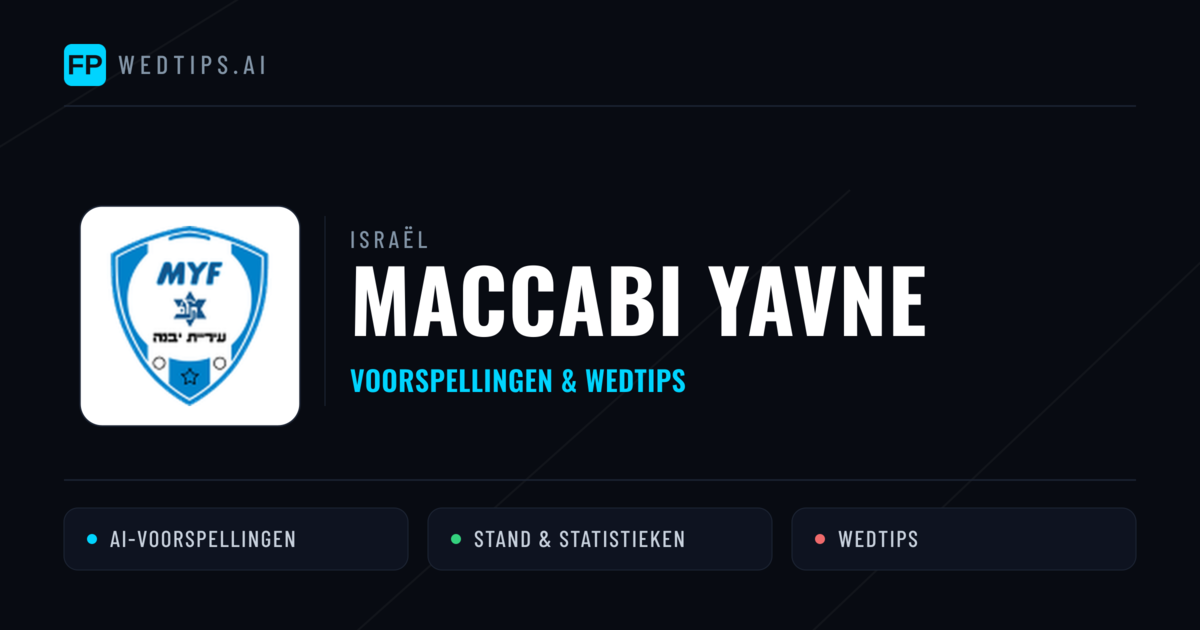 Maccabi Yavne voorspellingen & statistieken