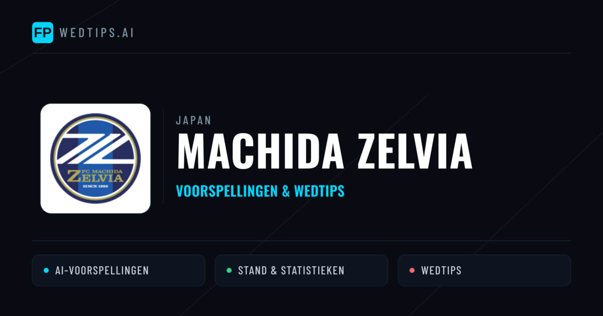Machida Zelvia voorspellingen & statistieken