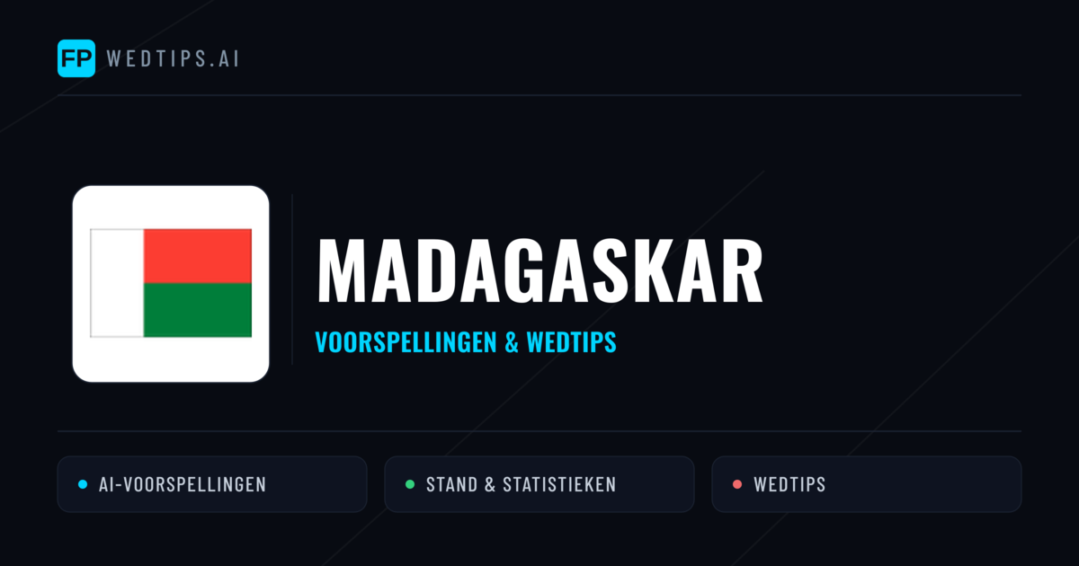Madagaskar voorspellingen & statistieken