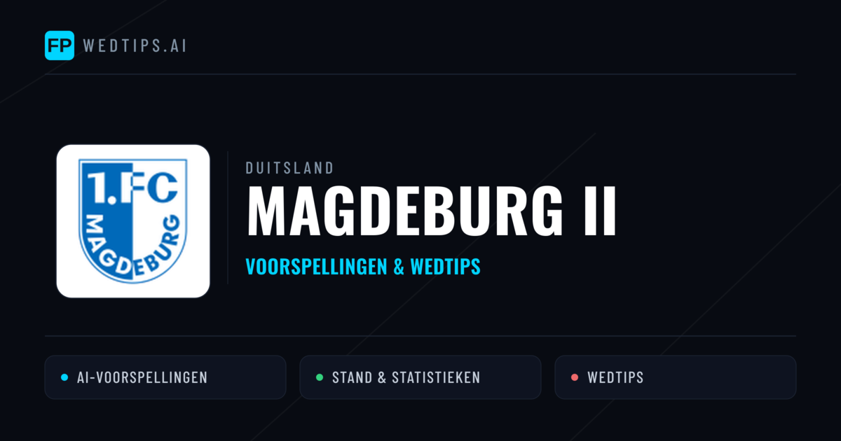 Magdeburg II voorspellingen & statistieken