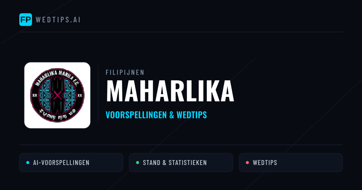 Maharlika voorspellingen & statistieken