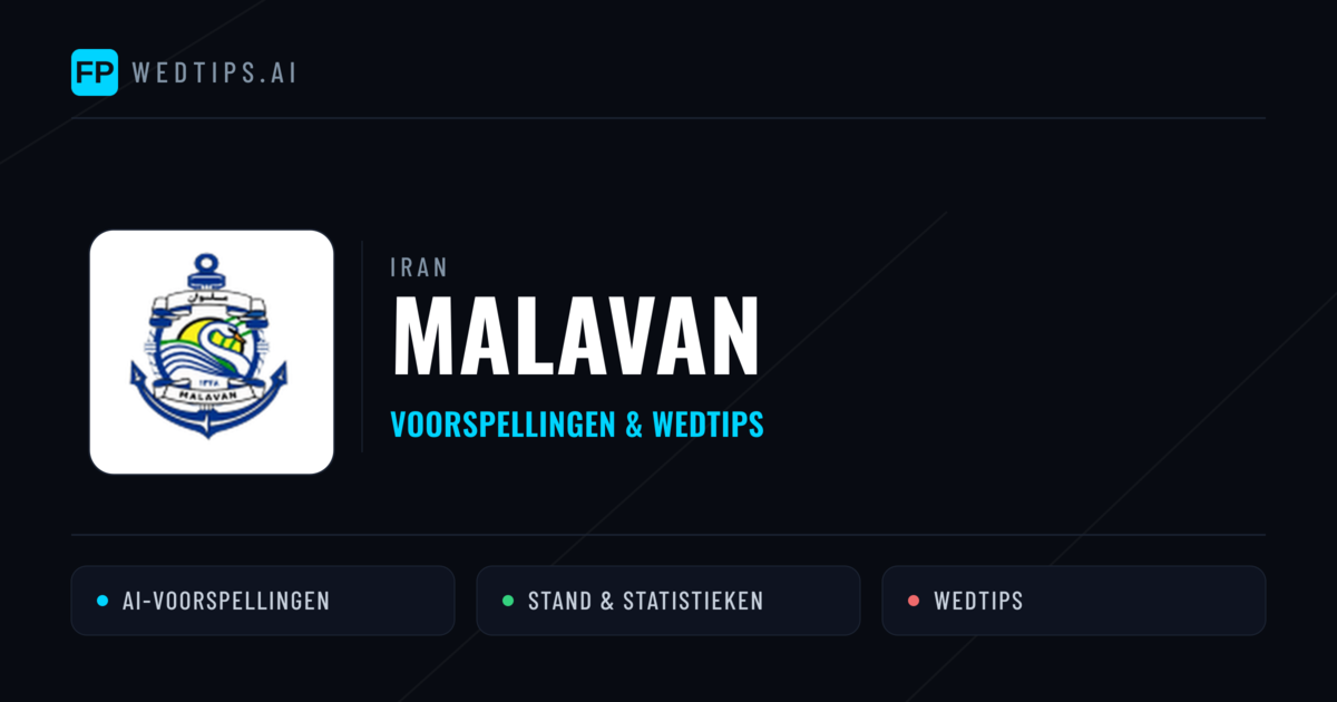 Malavan voorspellingen & statistieken