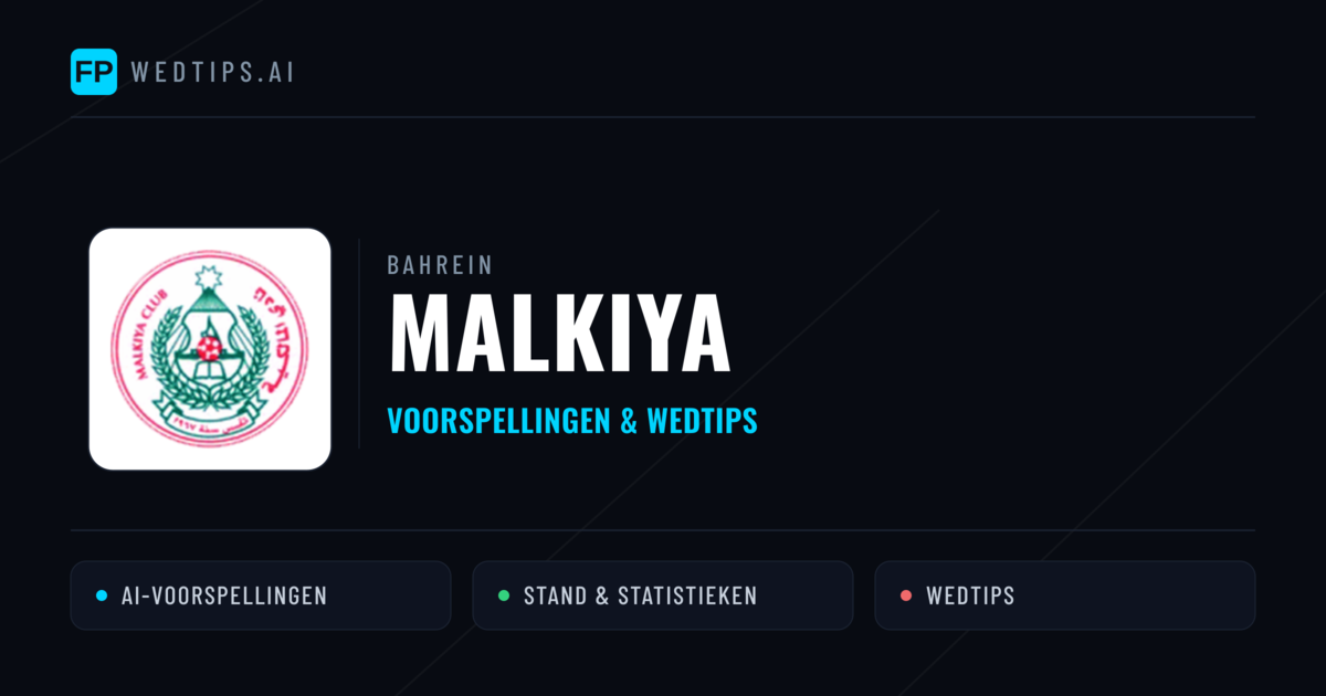 Malkiya voorspellingen & statistieken