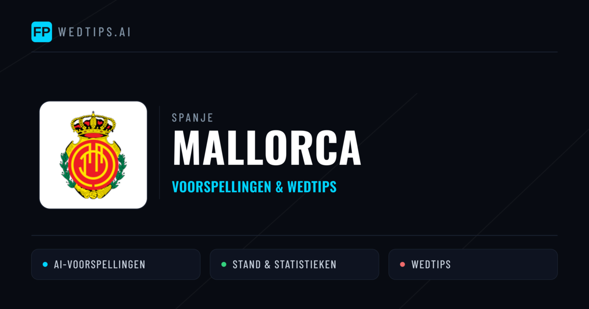 Mallorca voorspellingen & statistieken