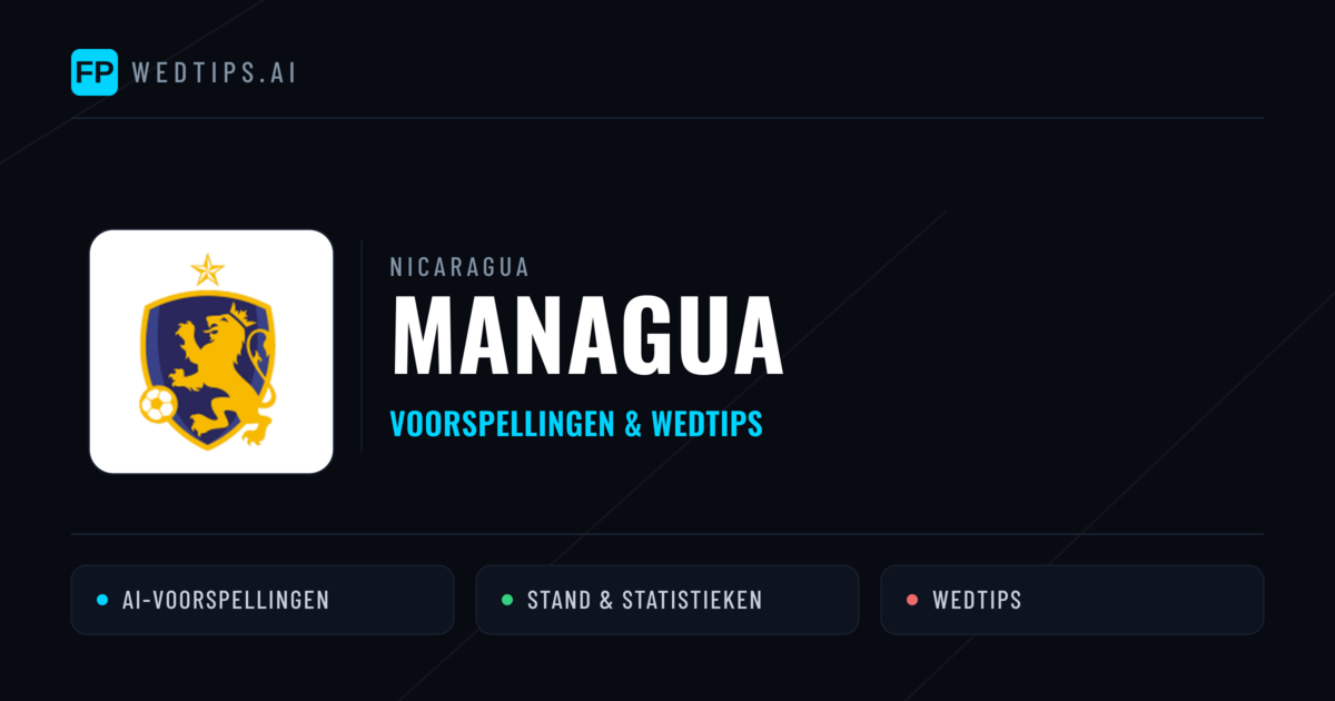 Managua voorspellingen & statistieken