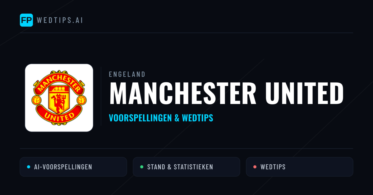 Manchester United voorspellingen & statistieken