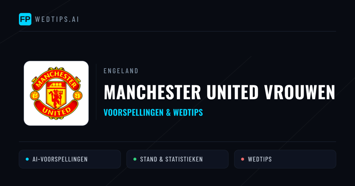 Manchester United Vrouwen voorspellingen & statistieken