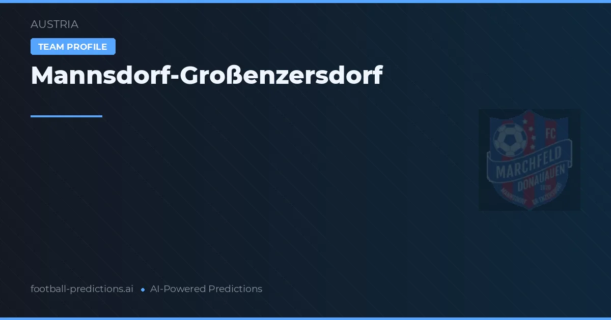 Mannsdorf-Großenzersdorf voorspellingen & statistieken