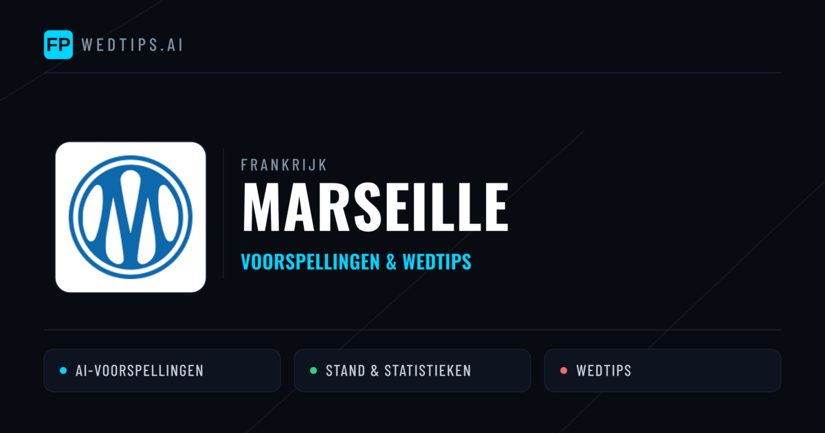 Marseille voorspellingen & statistieken