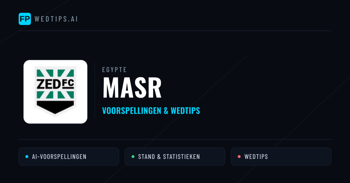 Masr voorspellingen & statistieken