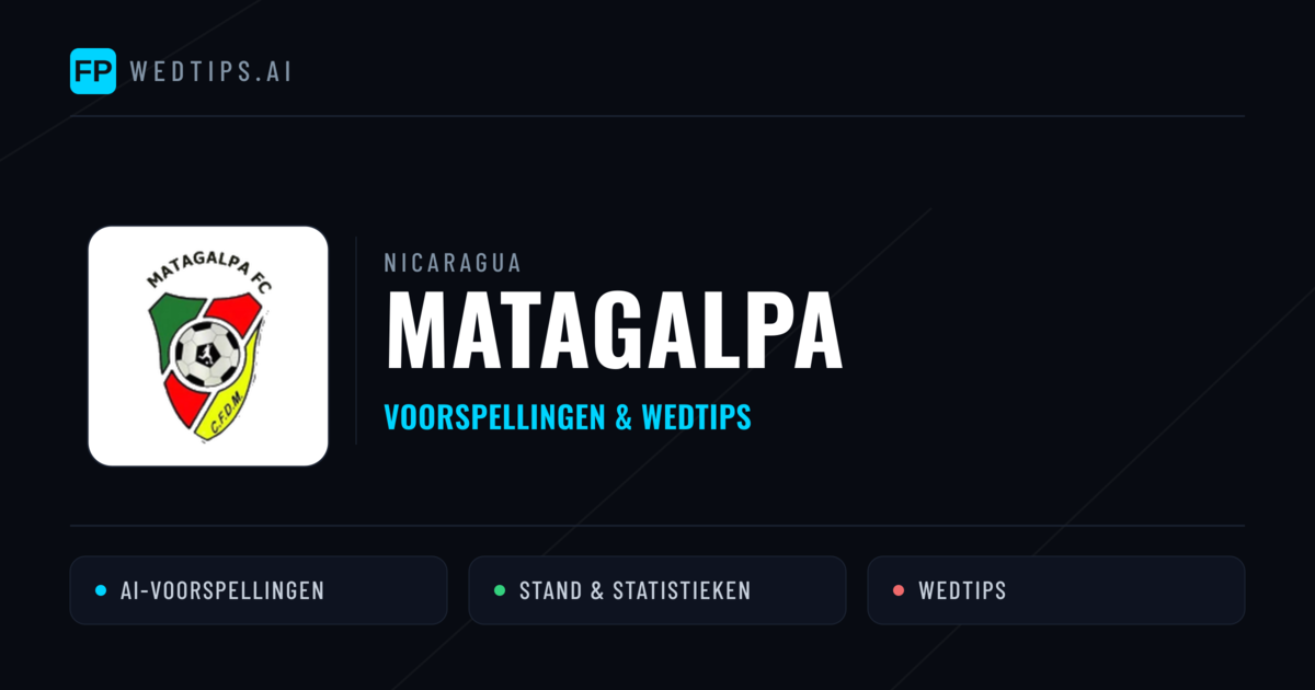 Matagalpa voorspellingen & statistieken