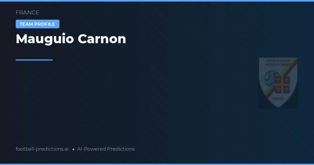Mauguio Carnon voorspellingen & statistieken