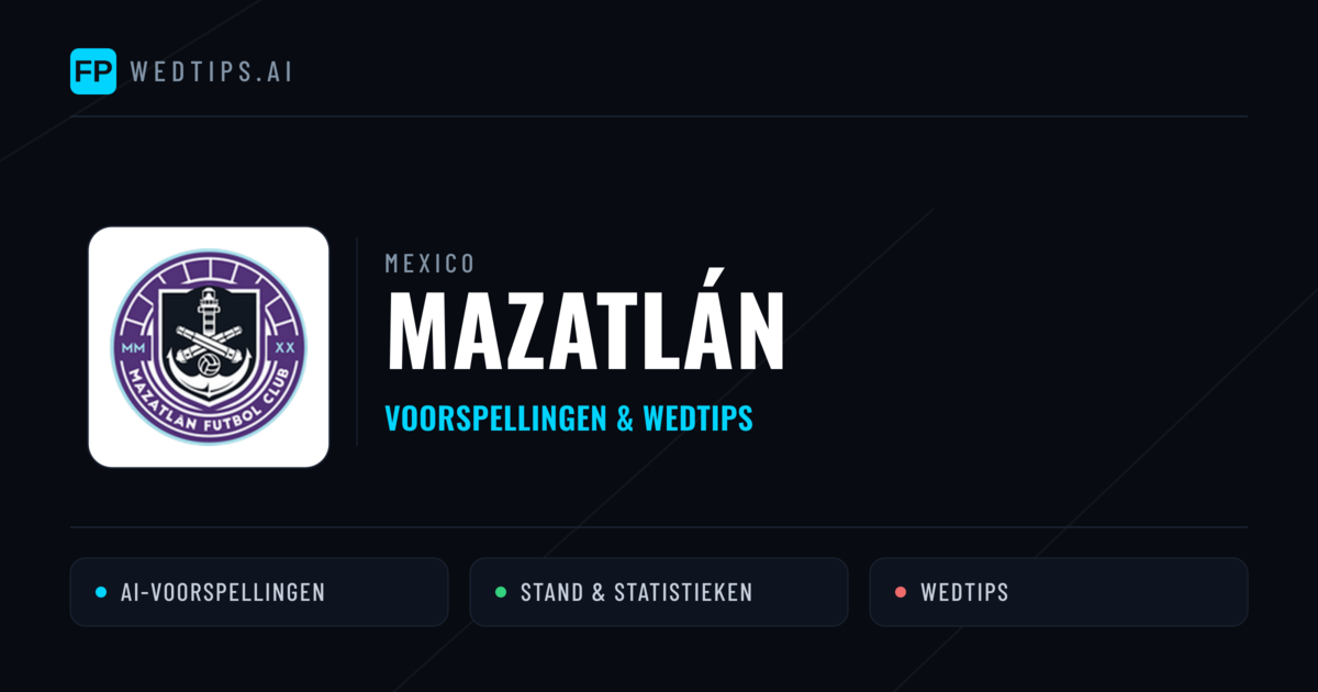 Mazatlán voorspellingen & statistieken
