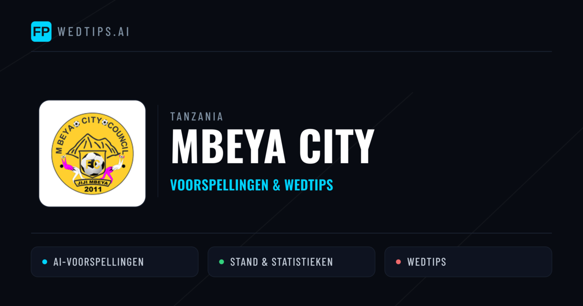 Mbeya City voorspellingen & statistieken