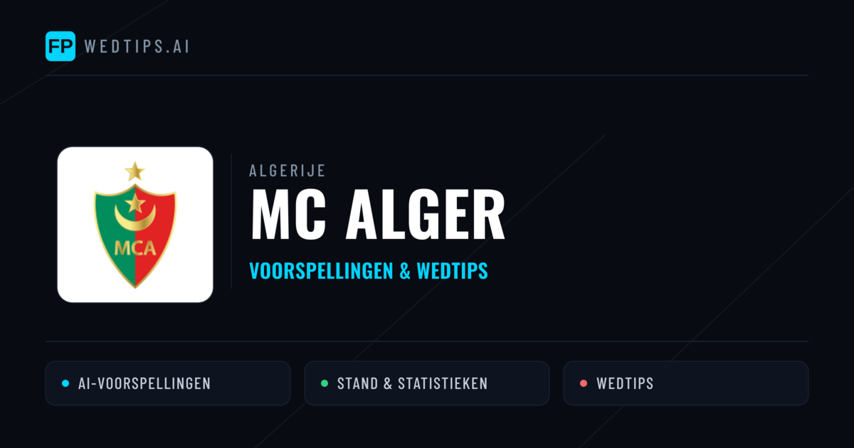 MC Alger voorspellingen & statistieken