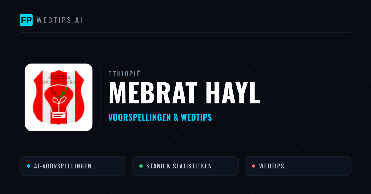 Mebrat Hayl voorspellingen & statistieken