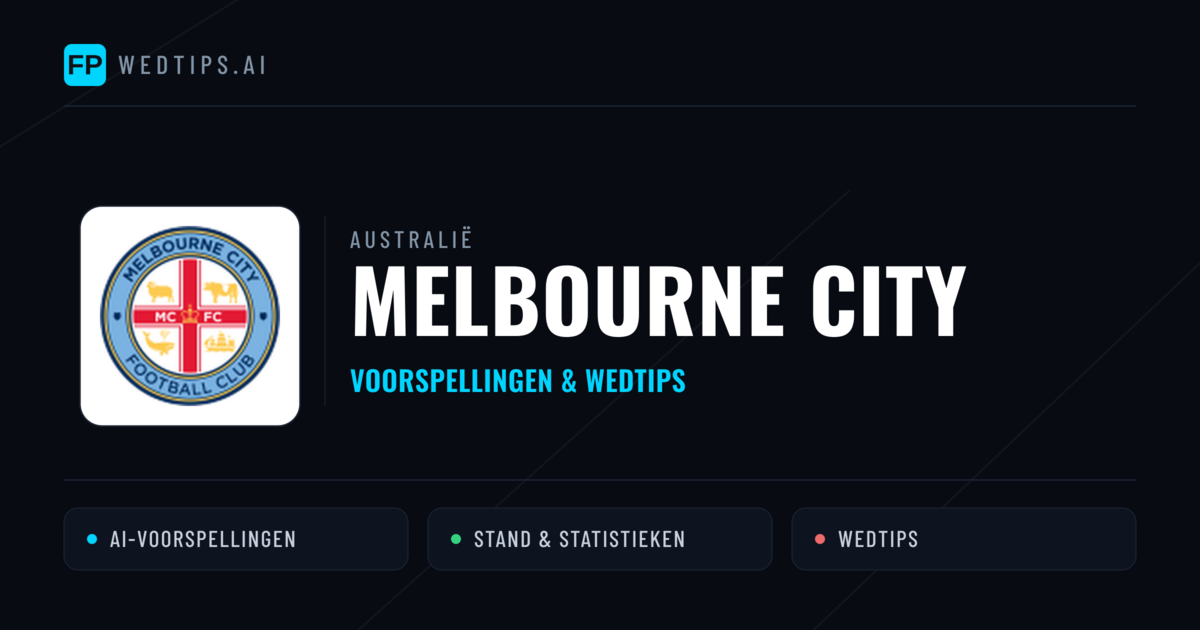 Melbourne City voorspellingen & statistieken