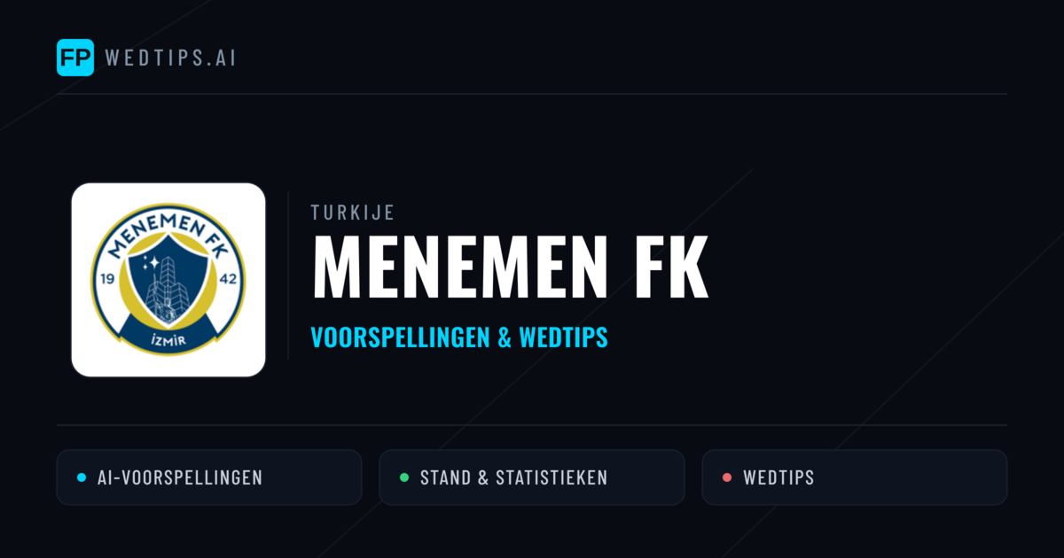 Menemen FK voorspellingen & statistieken