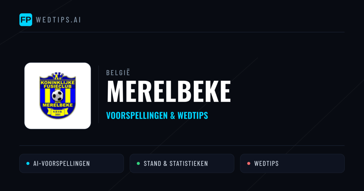 Merelbeke voorspellingen & statistieken