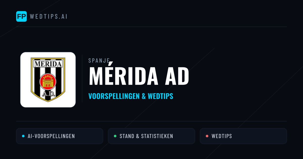 Mérida AD voorspellingen & statistieken
