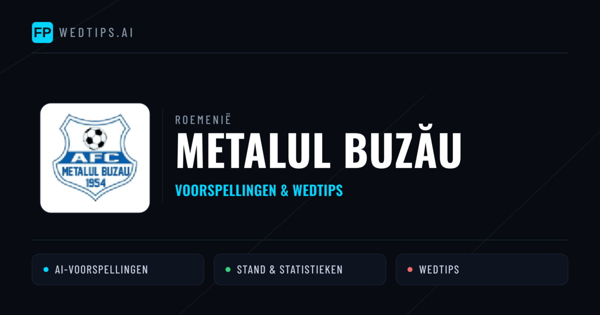 Metalul Buzău voorspellingen & statistieken