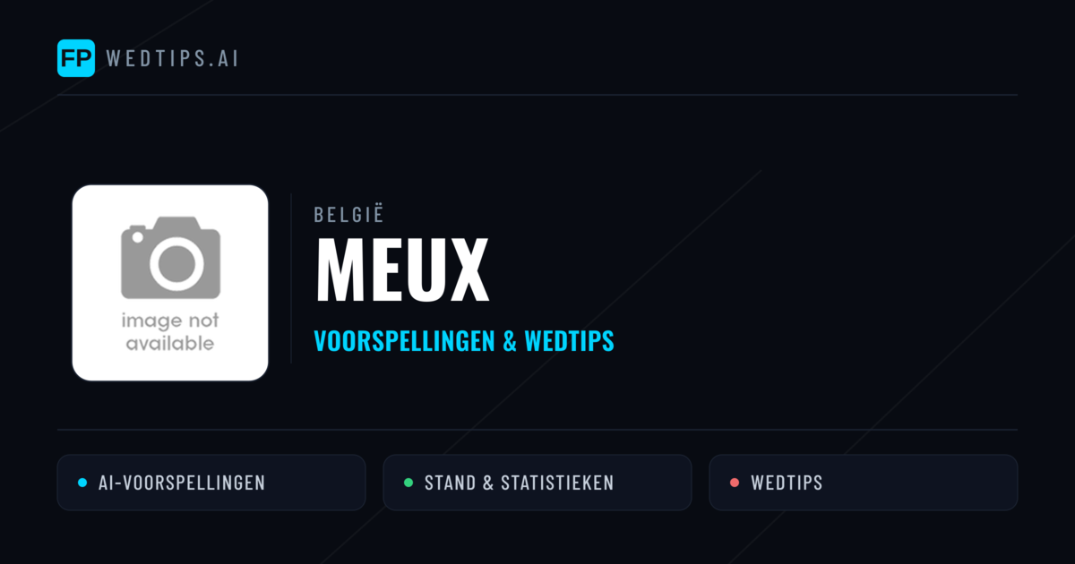 Meux voorspellingen & statistieken
