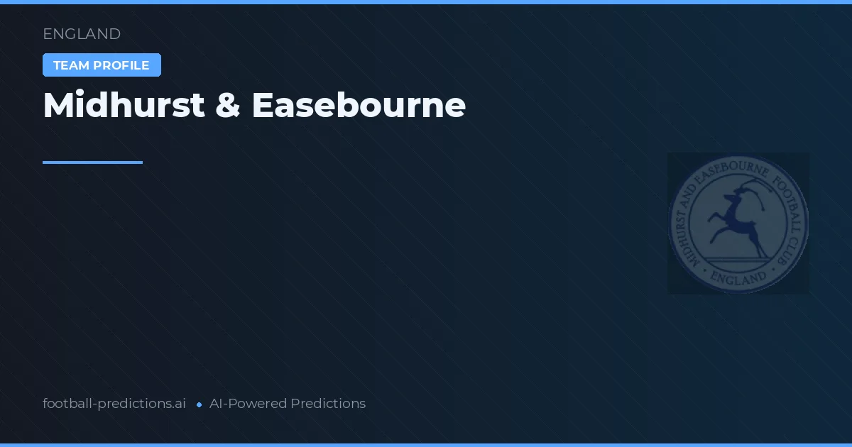 Midhurst & Easebourne voorspellingen & statistieken